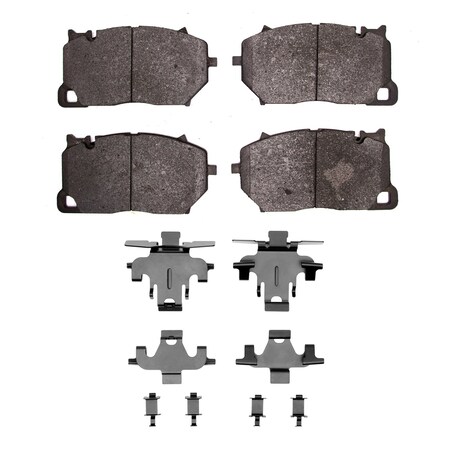 Dynamic Friction Co 3000 Semi-Metallic Brake Pads Hardware Kit, Low Dust, 100% Copper Free, 100% Asbestos-free, Front 1311-1899-01